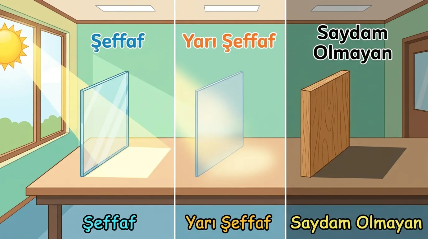 Maddenin Işık Geçirgenliği konu görseli