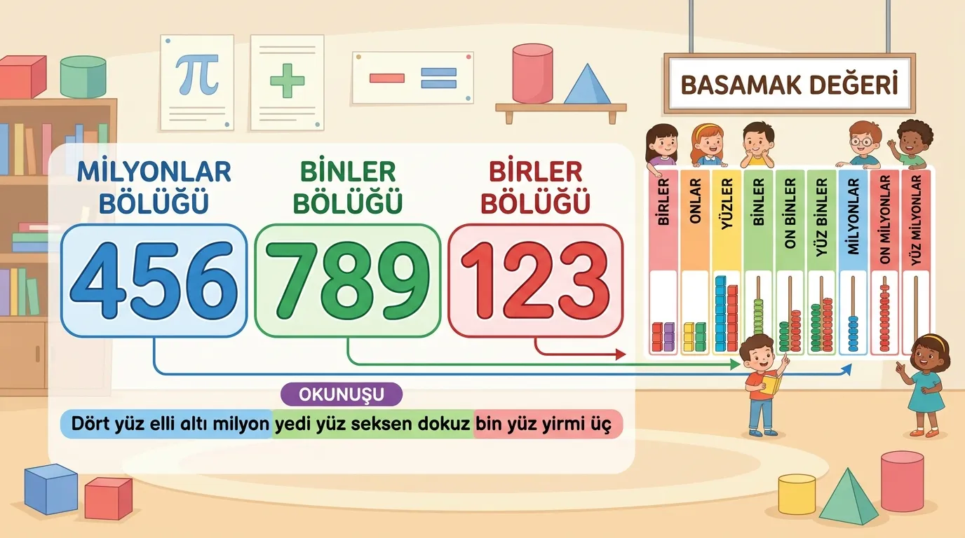 Basamak Değerlerini Çözümleme konu görseli