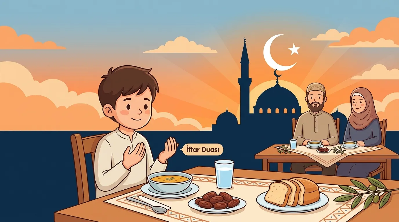 Bir Dua Öğreniyorum: İftar Duası konu görseli