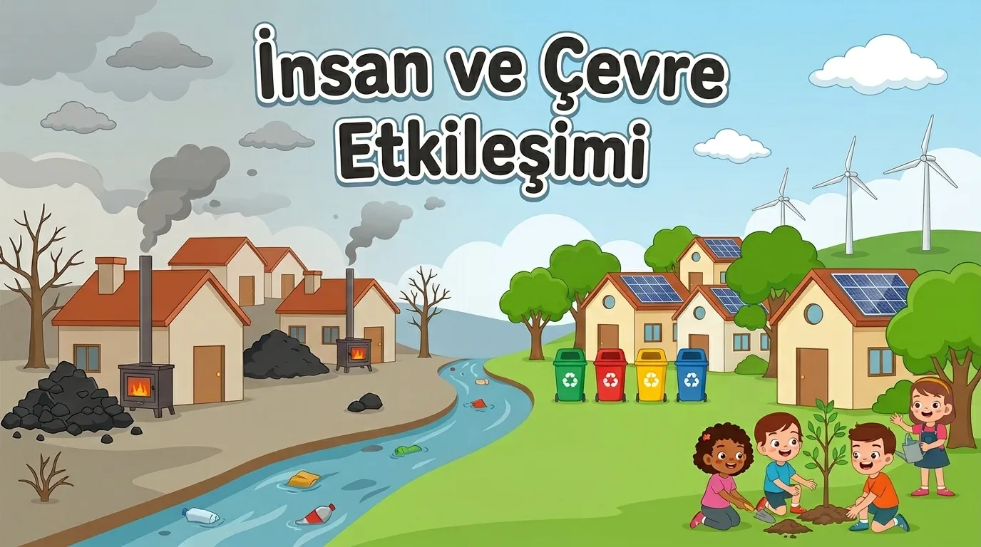 6. Sınıf Fen Bilimleri Dumanlı evler ve yeşil çevre
